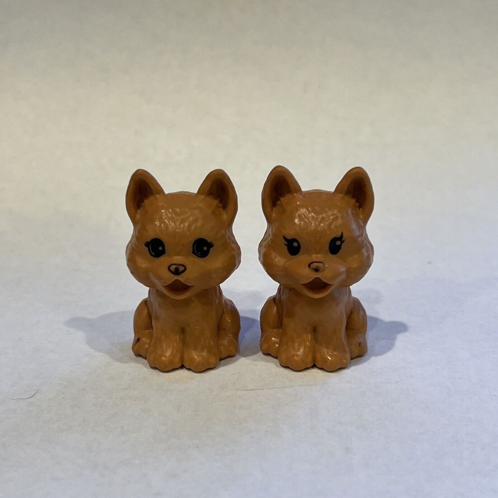 2019 Barbie Club Chelsea Camper Doll Brown Puppy Dog Lot Of 2 Pet Animals